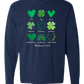 Galatians 5 - St Patrick's Day - Comfort Colors - Heavyweight Long Sleeve Tee - Blues & Greens