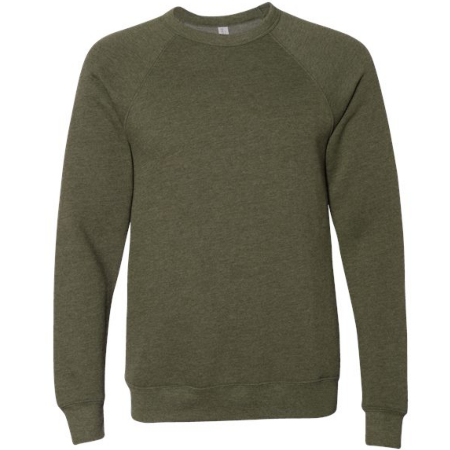 Custom Design - Sponge Fleece Raglan Sweatshirt - Greens, Neutrals