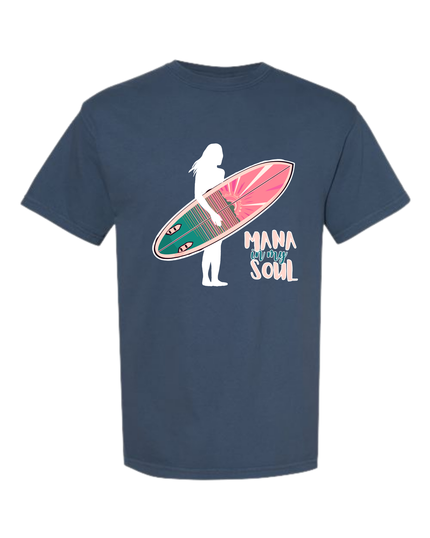 Mana in My Soul - Comfort Colors - Heavyweight Unisex Tee - Blues