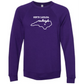 Kella McLean - Sponge Fleece Raglan Sweatshirt - Blues, Greens, Purple, and Black
