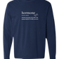 Hormone - Comfort Colors - Heavyweight Long Sleeve Tee - Blues & Greens