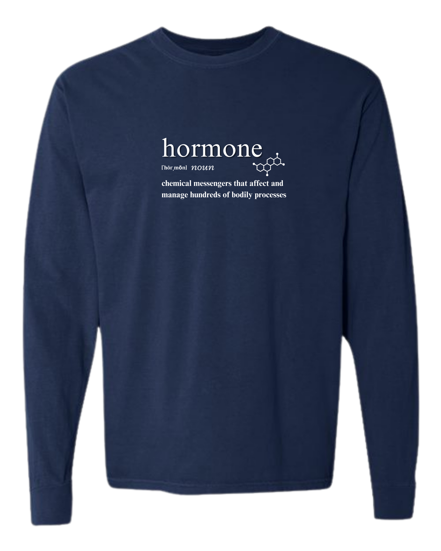 Hormone - Comfort Colors - Heavyweight Long Sleeve Tee - Blues & Greens