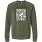 God is Good - Sponge Fleece Raglan Sweatshirt - Greens, Neutrals
