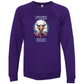 Free Bird - Sponge Fleece Raglan Sweatshirt - Blues, Greens, Purple, and Black