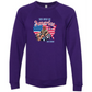 The Gulf of America - Sponge Fleece Raglan Sweatshirt - Blues, Greens, Purple, and Black