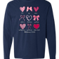 Galatians 5 - Valentines - Comfort Colors - Heavyweight Long Sleeve Tee - Blues & Greens