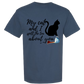 My Cat and I spill the tea about you - Comfort Colors - Heavyweight Unisex Tee - Blues