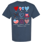 Galatians 5 - Patriotic - Comfort Colors - Heavyweight Unisex Tee - Blues