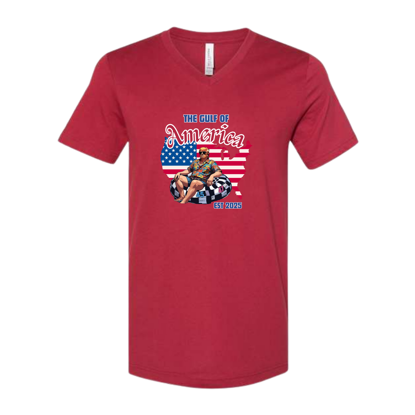 The Gulf of America - Bella+Canvas - Unisex V-Neck - Assorted Colors
