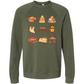 HP - Hello Autumn - Sponge Fleece Raglan Sweatshirt - Greens, Neutrals