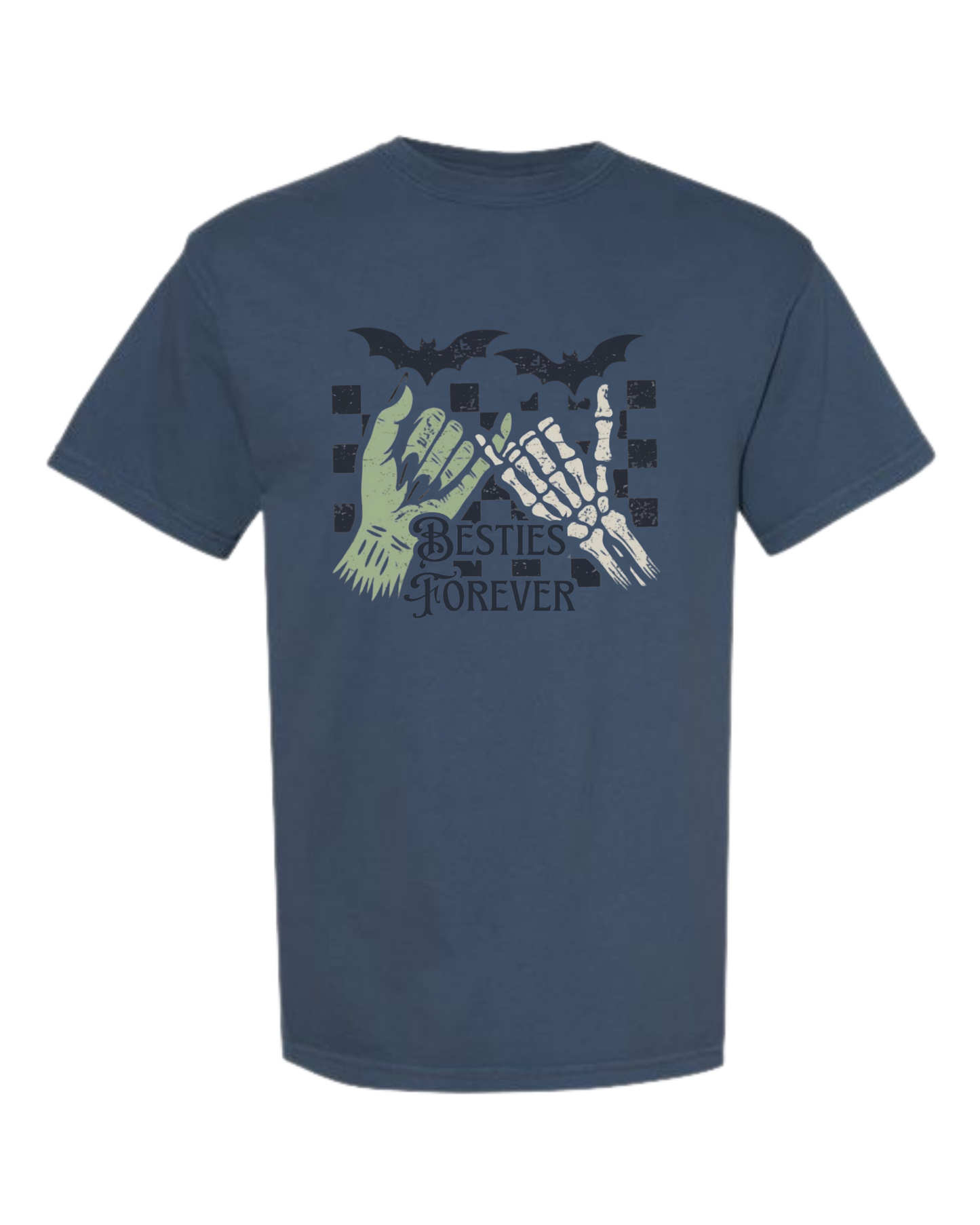 Besties Forever - Comfort Colors - Heavyweight Unisex Tee - Blues
