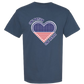 One Nation One Heart - Comfort Colors - Heavyweight Unisex Tee - Blues