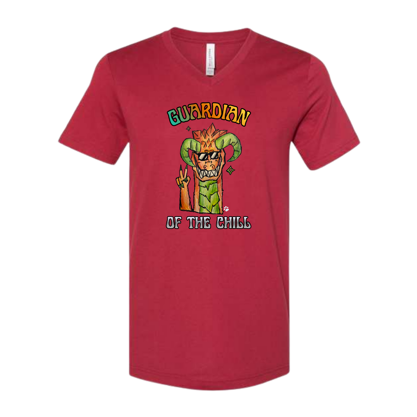 Guardian of The Chill - Bella+Canvas - Unisex V-Neck - Assorted Colors