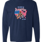 The Gulf of America - Comfort Colors - Heavyweight Long Sleeve Tee - Blues & Greens