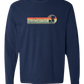 On Island Time - Comfort Colors - Heavyweight Long Sleeve Tee - Blues & Greens