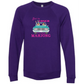 Get in Loser We're Playing Mahjong- Sponge Fleece Raglan Sweatshirt - Blues, Greens, Purple, and Black