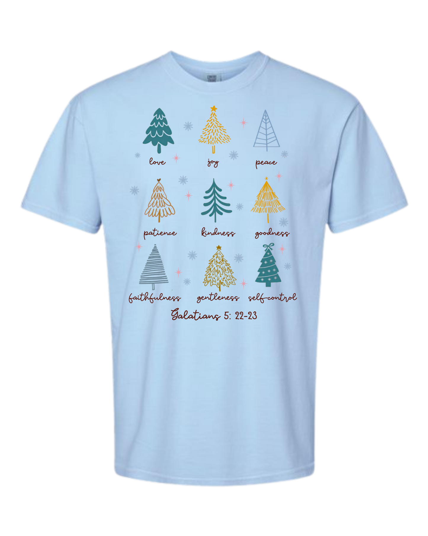 Galatians 5 - Comfort Colors - Heavyweight Unisex Tee - Blues