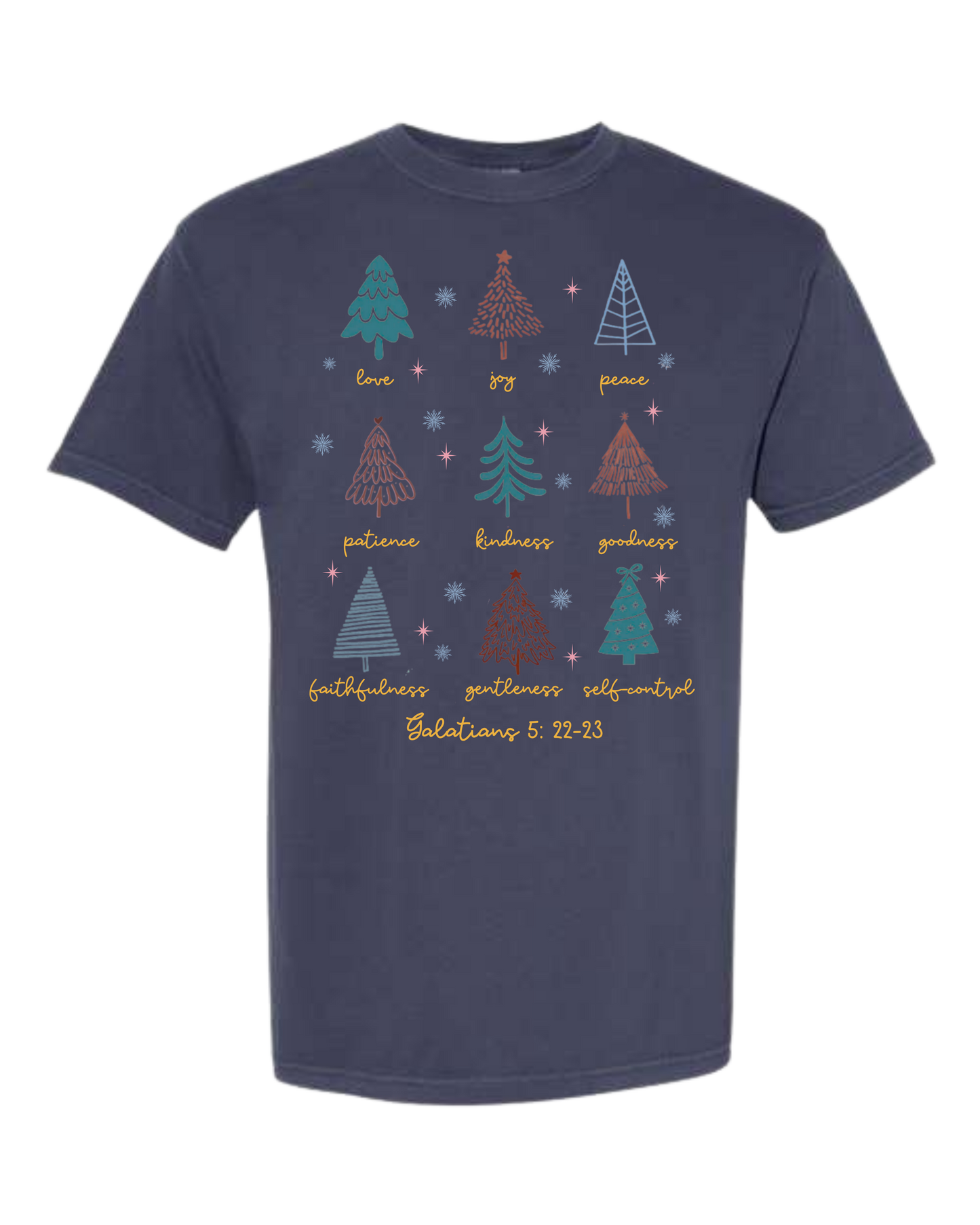 Galatians 5 - Comfort Colors - Heavyweight Unisex Tee - Blues