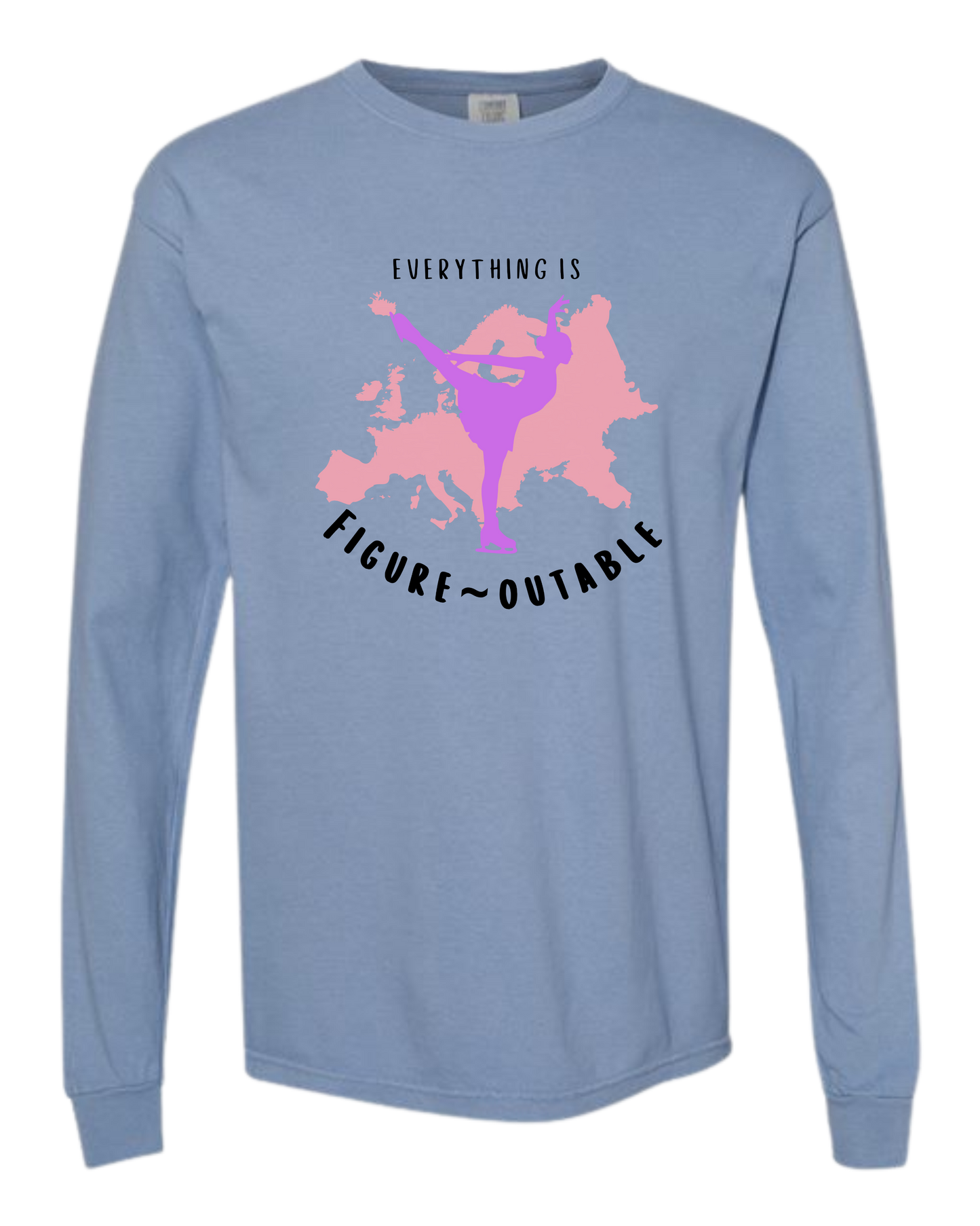 Bristol - Comfort Colors - Heavyweight Long Sleeve Tee - Blues & Greens