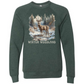 Winter Woodland - Sponge Fleece Raglan Sweatshirt - Greens, Neutrals