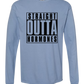 Straight Outta Hormones - Comfort Colors - Heavyweight Long Sleeve Tee - Blues & Greens