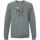 Dragon Energy - Sponge Fleece Raglan Sweatshirt - Blues, Greens, Purple, and Black