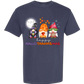 Happy HalloThanksMas Gnomes - Comfort Colors - Heavyweight Unisex Tee - Blues