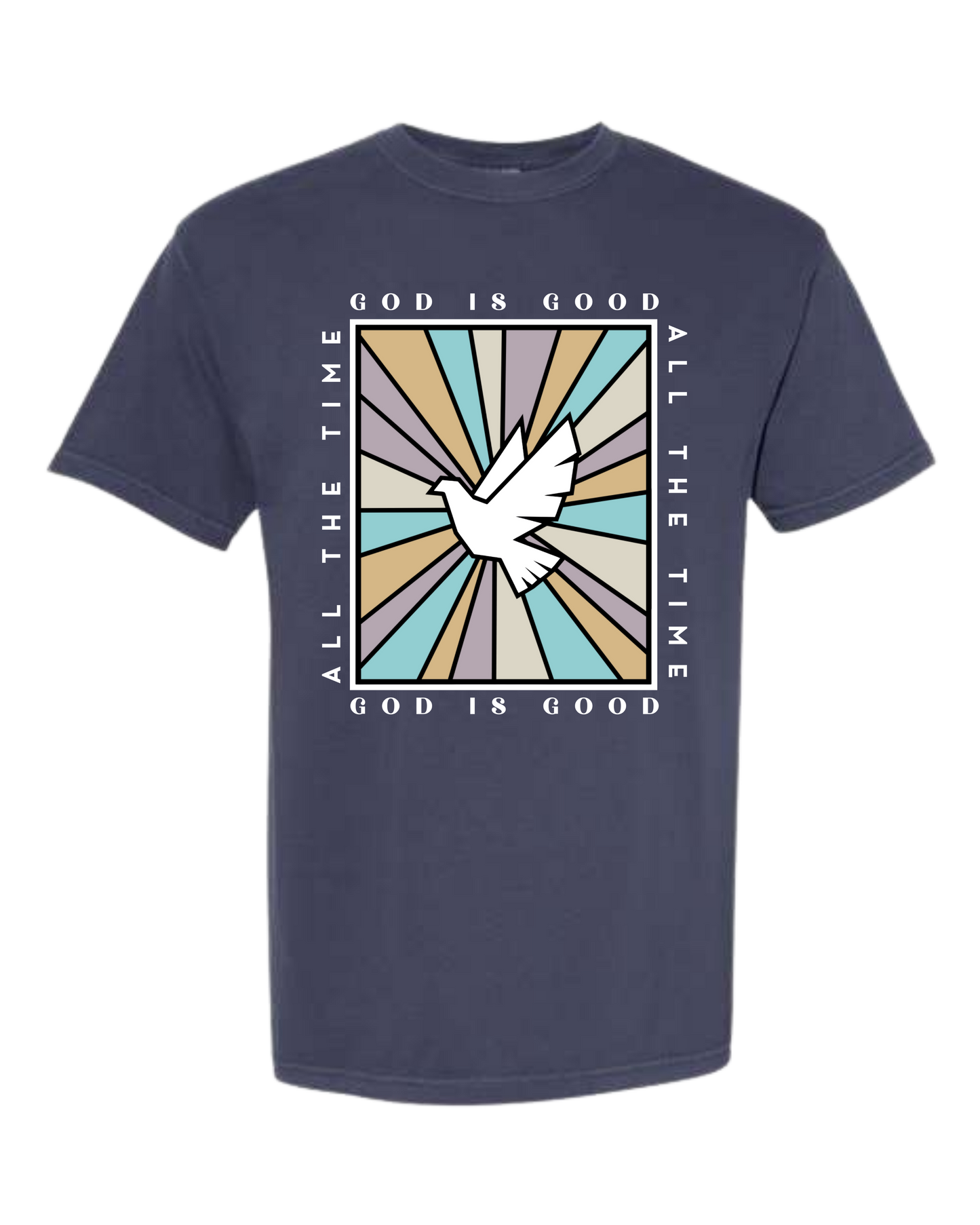 God Is Good - Comfort Colors - Heavyweight Unisex Tee - Blues