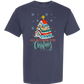 All Booked For Christmas - Comfort Colors - Heavyweight Unisex Tee - Blues