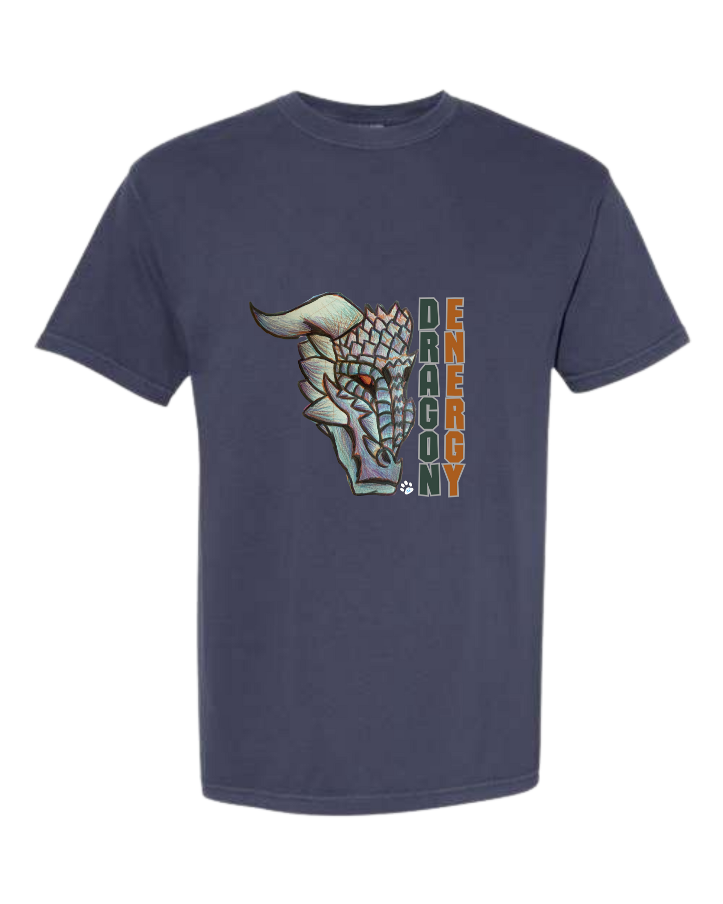 Dragon Energy - Comfort Colors - Heavyweight Unisex Tee - Blues