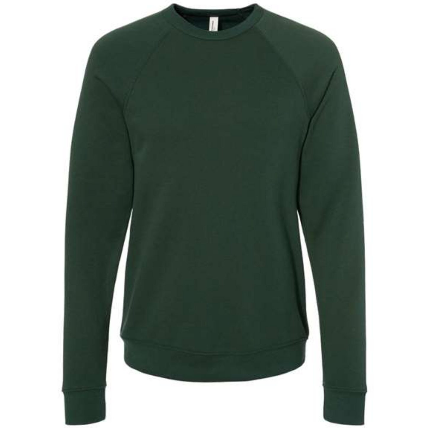 Custom Design - Sponge Fleece Raglan Sweatshirt - Greens, Neutrals