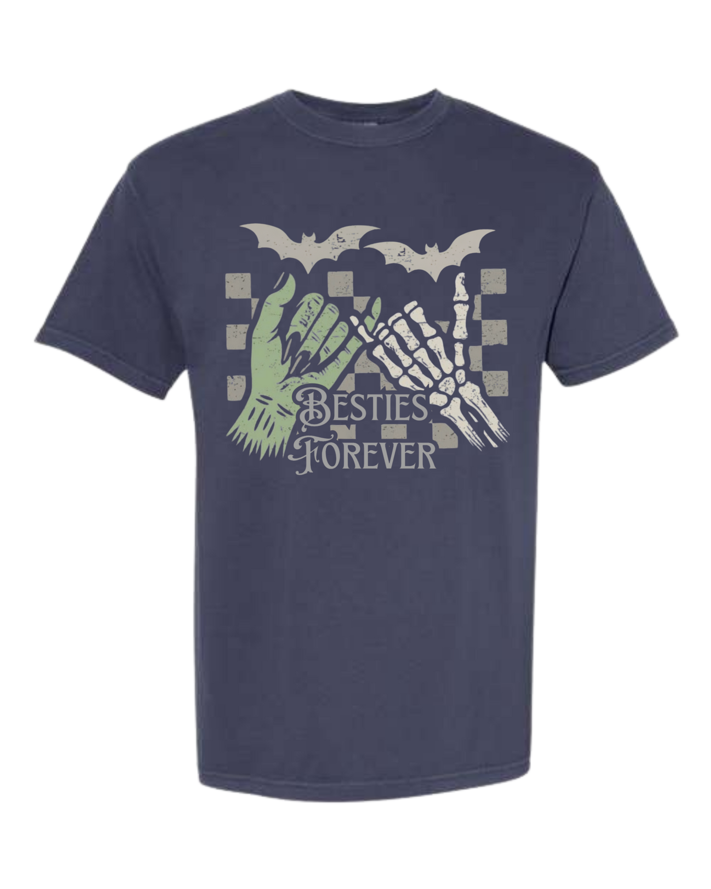 Besties Forever - Comfort Colors - Heavyweight Unisex Tee - Blues