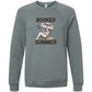Booked for the Summer - Sponge Fleece Raglan Sweatshirt - Blues, Greens, Purple, and Black