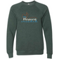 Make Heaven Crowded - Sponge Fleece Raglan Sweatshirt - Greens, Neutrals