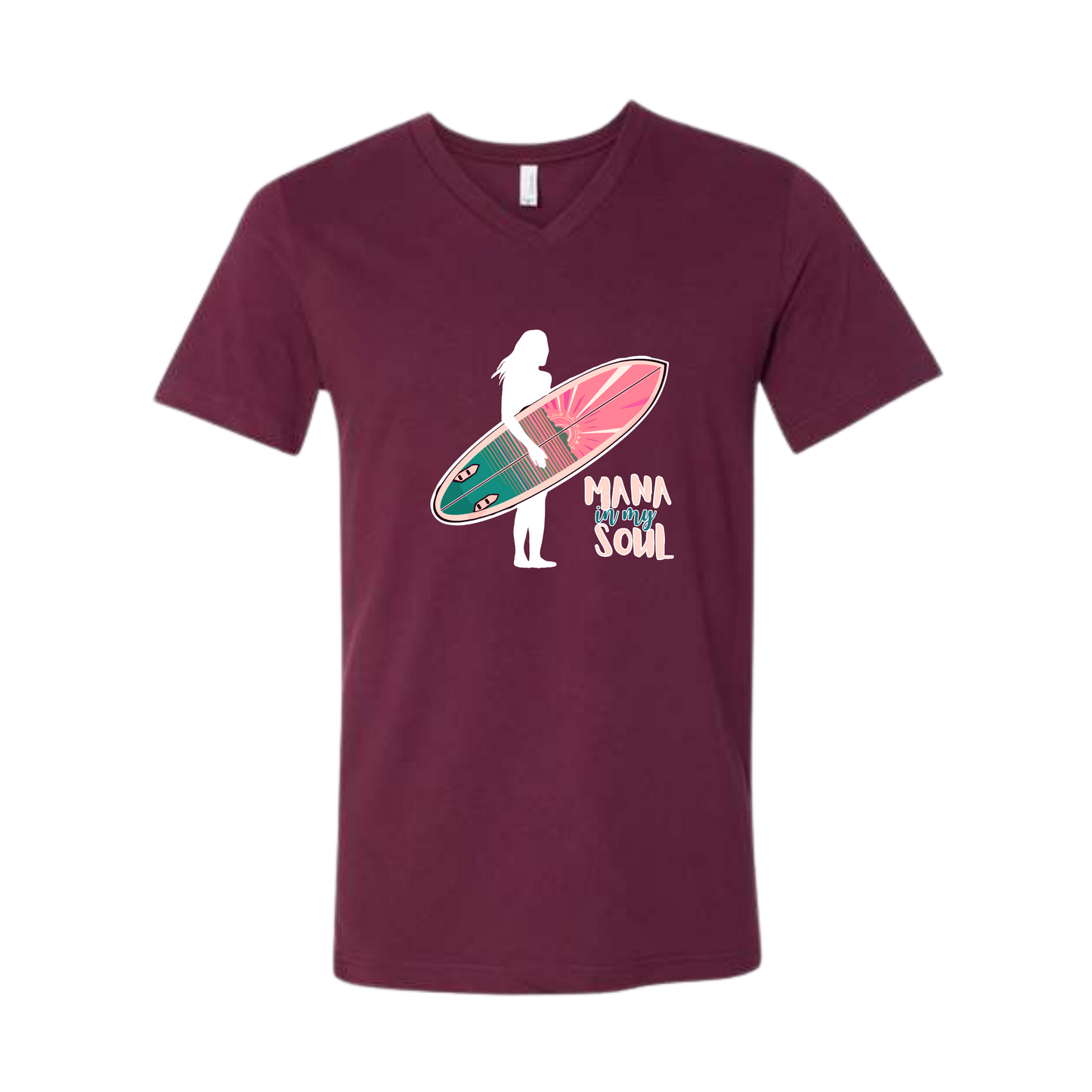 Mana in My Soul - Bella+Canvas - Unisex V-Neck - Assorted Colors