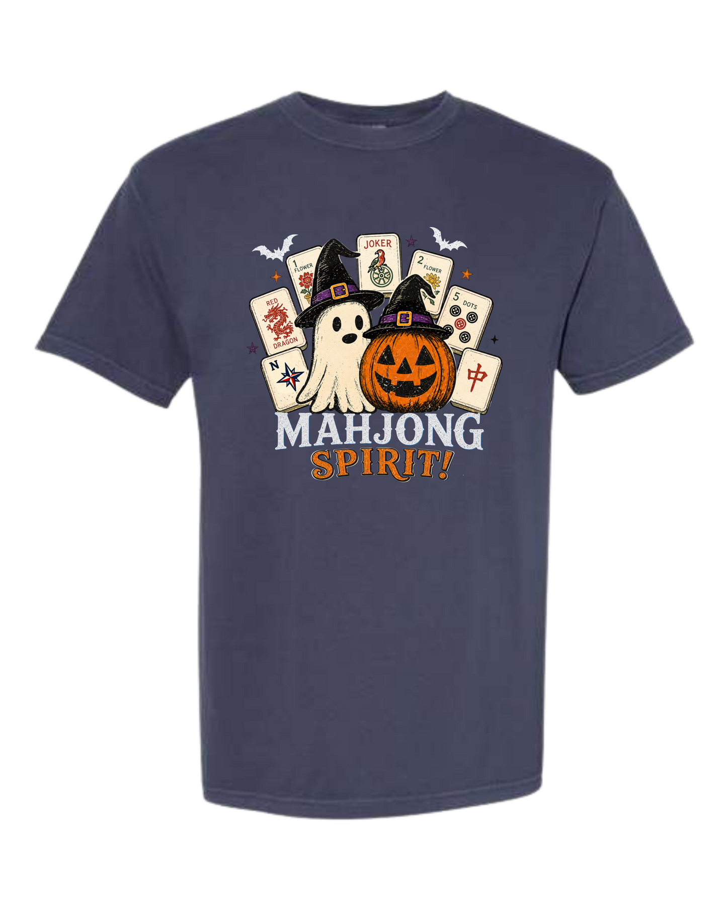 Mahjong Spirit - Comfort Colors - Heavyweight Unisex Tee - Blues
