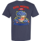 Red, White, And Blueberries - Comfort Colors - Heavyweight Unisex Tee - Blues