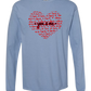 You & Me - Comfort Colors - Heavyweight Long Sleeve Tee - Blues & Greens