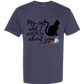 My Cat and I spill the tea about you - Comfort Colors - Heavyweight Unisex Tee - Blues