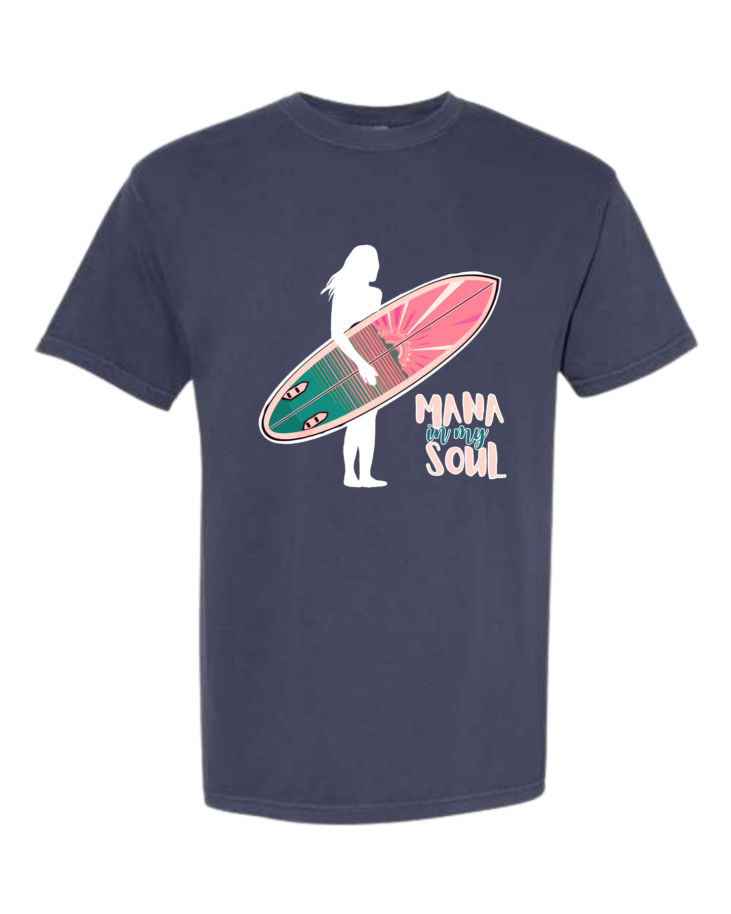 Mana in My Soul - Comfort Colors - Heavyweight Unisex Tee - Blues