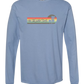 On Island Time - Comfort Colors - Heavyweight Long Sleeve Tee - Blues & Greens