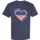 One Nation One Heart - Comfort Colors - Heavyweight Unisex Tee - Blues