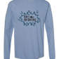 Own the Awkward - Comfort Colors - Heavyweight Long Sleeve Tee - Blues & Greens