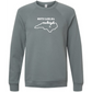 Kella McLean - Sponge Fleece Raglan Sweatshirt - Blues, Greens, Purple, and Black