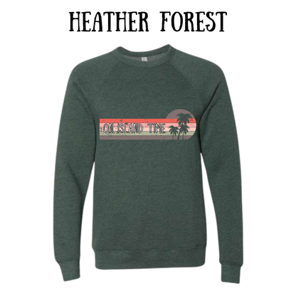 VP - On Island Time - Sponge Fleece Raglan Sweatshirt - Greens, Neutrals