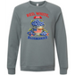 Red, White, And Blueberries - Sponge Fleece Raglan Sweatshirt - Blues, Greens, Purple, and Black