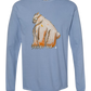 Muscle Bear - Comfort Colors - Heavyweight Long Sleeve Tee - Blues & Greens