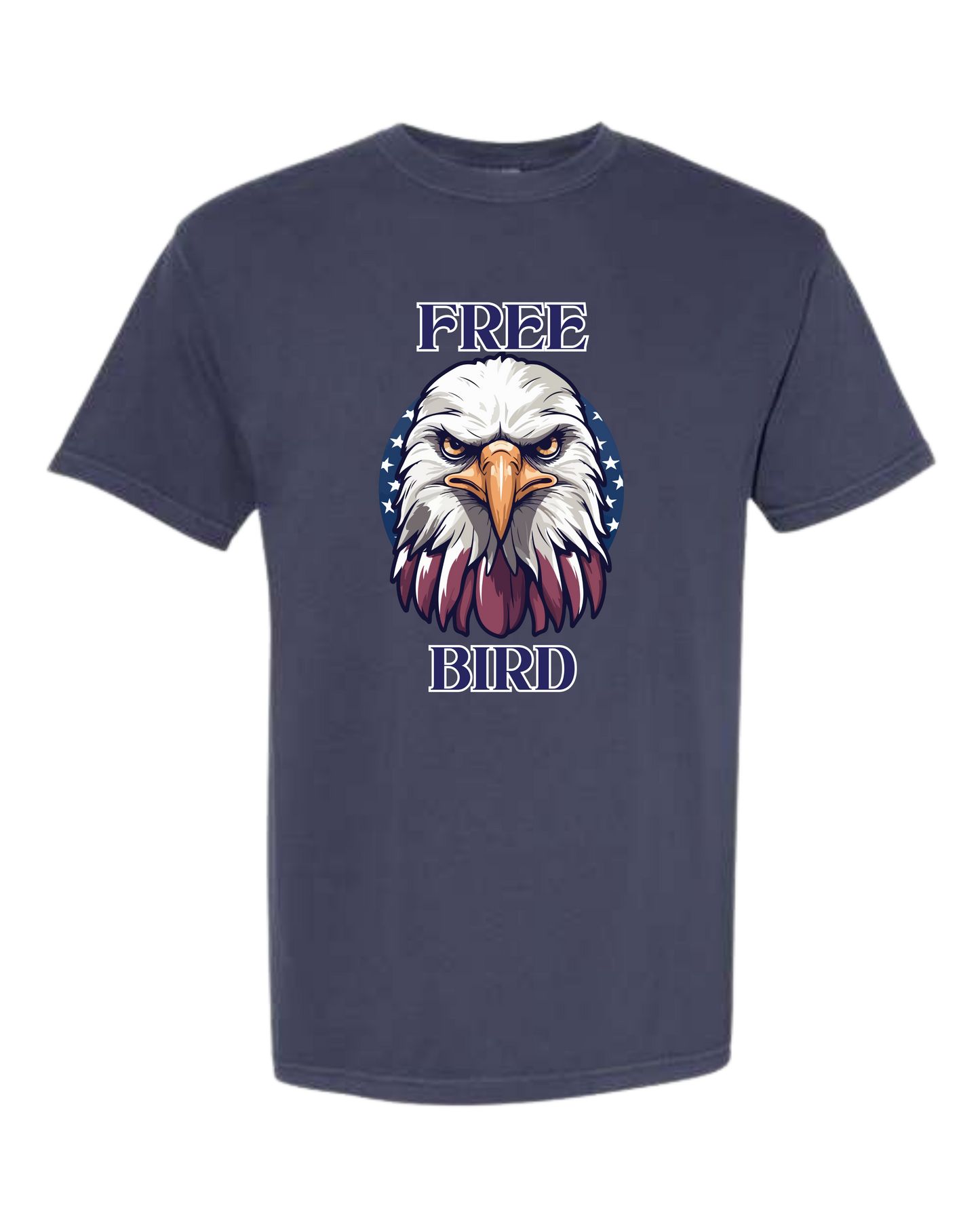 Free Bird - Comfort Colors - Heavyweight Unisex Tee - Blues