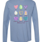 Galatians 5 - Easter - Comfort Colors - Heavyweight Long Sleeve Tee - Blues & Greens