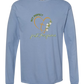 Not Perfect Just Forgiven - Comfort Colors - Heavyweight Long Sleeve Tee - Blues & Greens